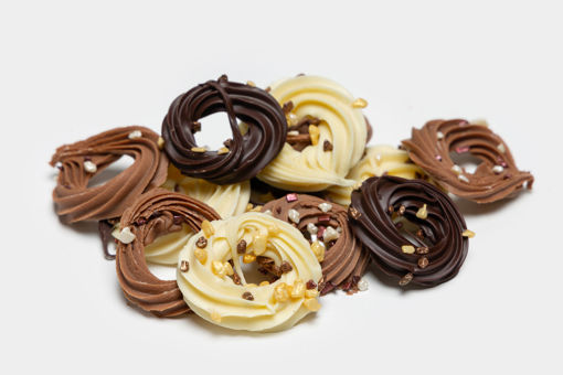 Afbeelding van Kerstkransjes Handgespoten