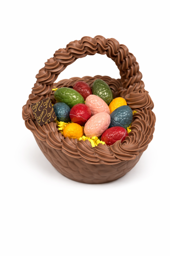 Afbeelding van Paasmandje met Bonboneitjes